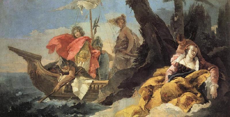 Giovanni Battista Tiepolo Rinaldo Abandons Armida oil painting picture
